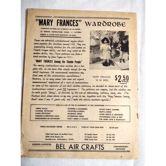 Needlework Crochet Magazines 1940s -70s Afghans Doilies Potholders Vintage Craft - Picture 16 of 16